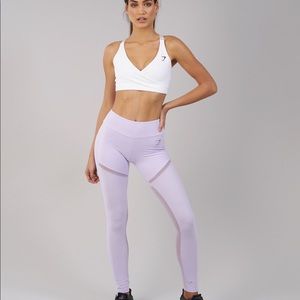 Simply mesh Leggings; Lilac